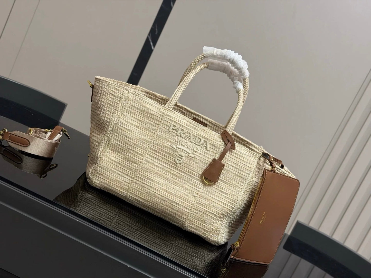 PRD LARGE CROCHET TOTE BAG