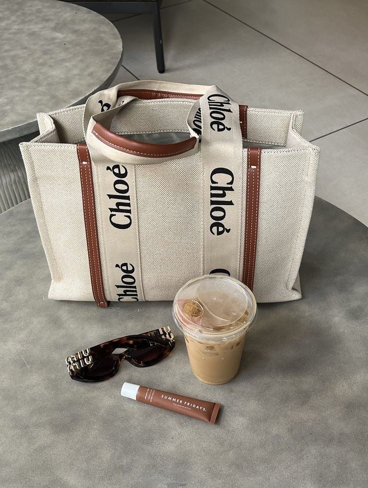 CHLO WOODY TOTE BAG