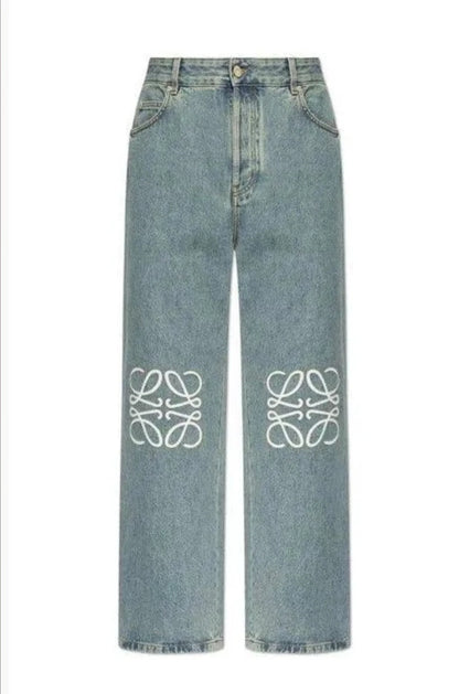 KNEE PATTERN JEANS