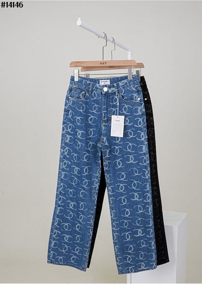 GREY SEQUIN JEANS