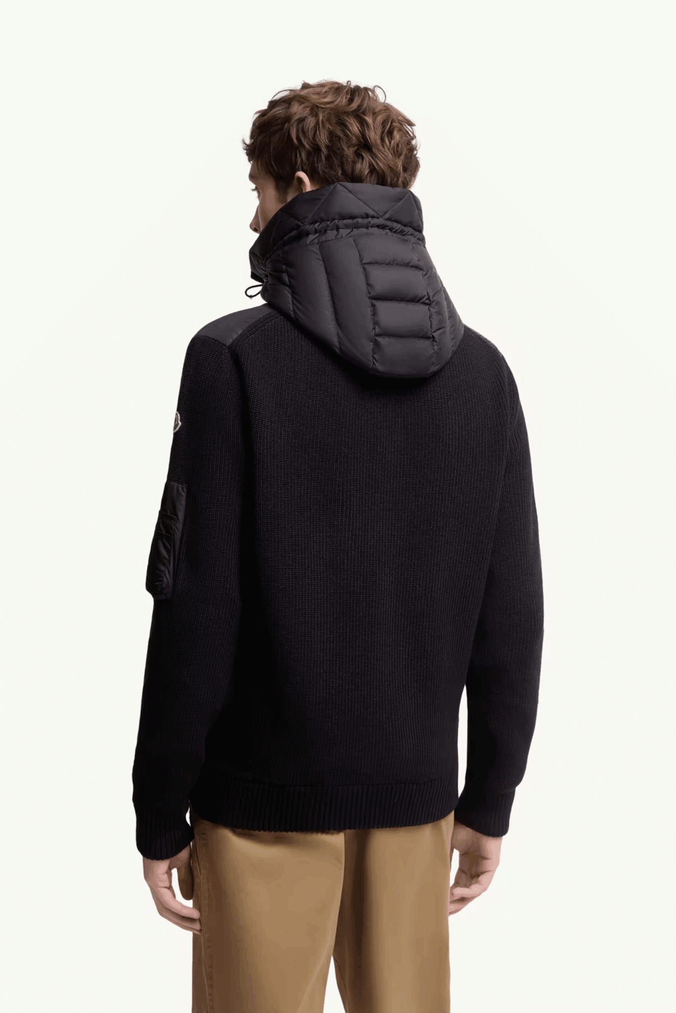 Monc Strickjacke mit Kapuze