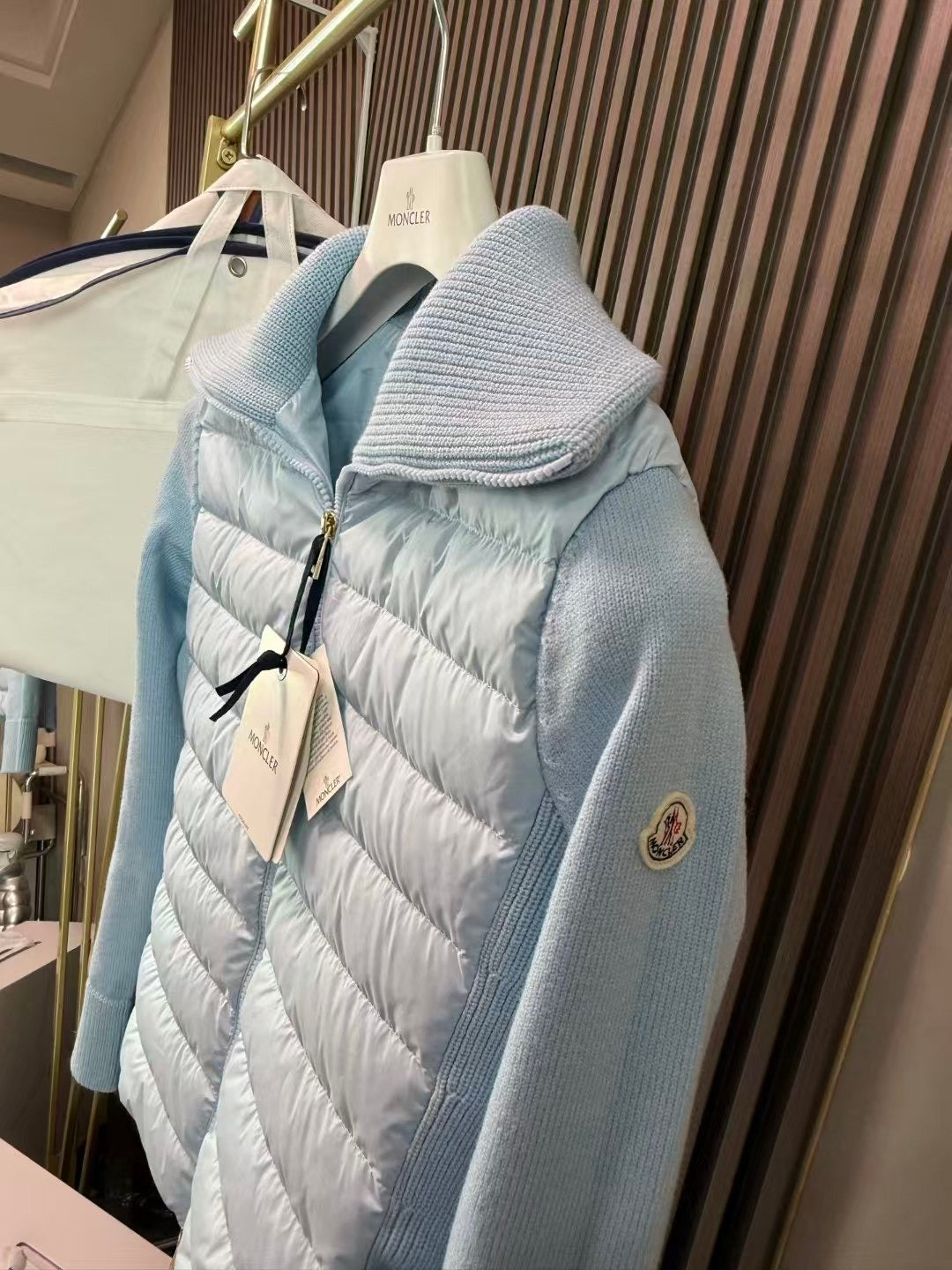 MONC STRICKJACKE BABYBLUE