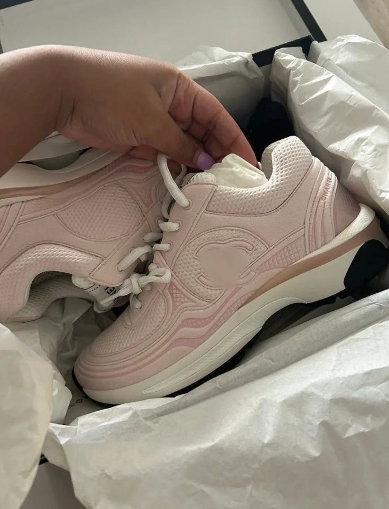 C PINK TRAINERS