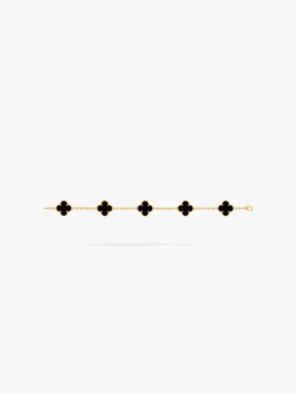 Clover black- Armband