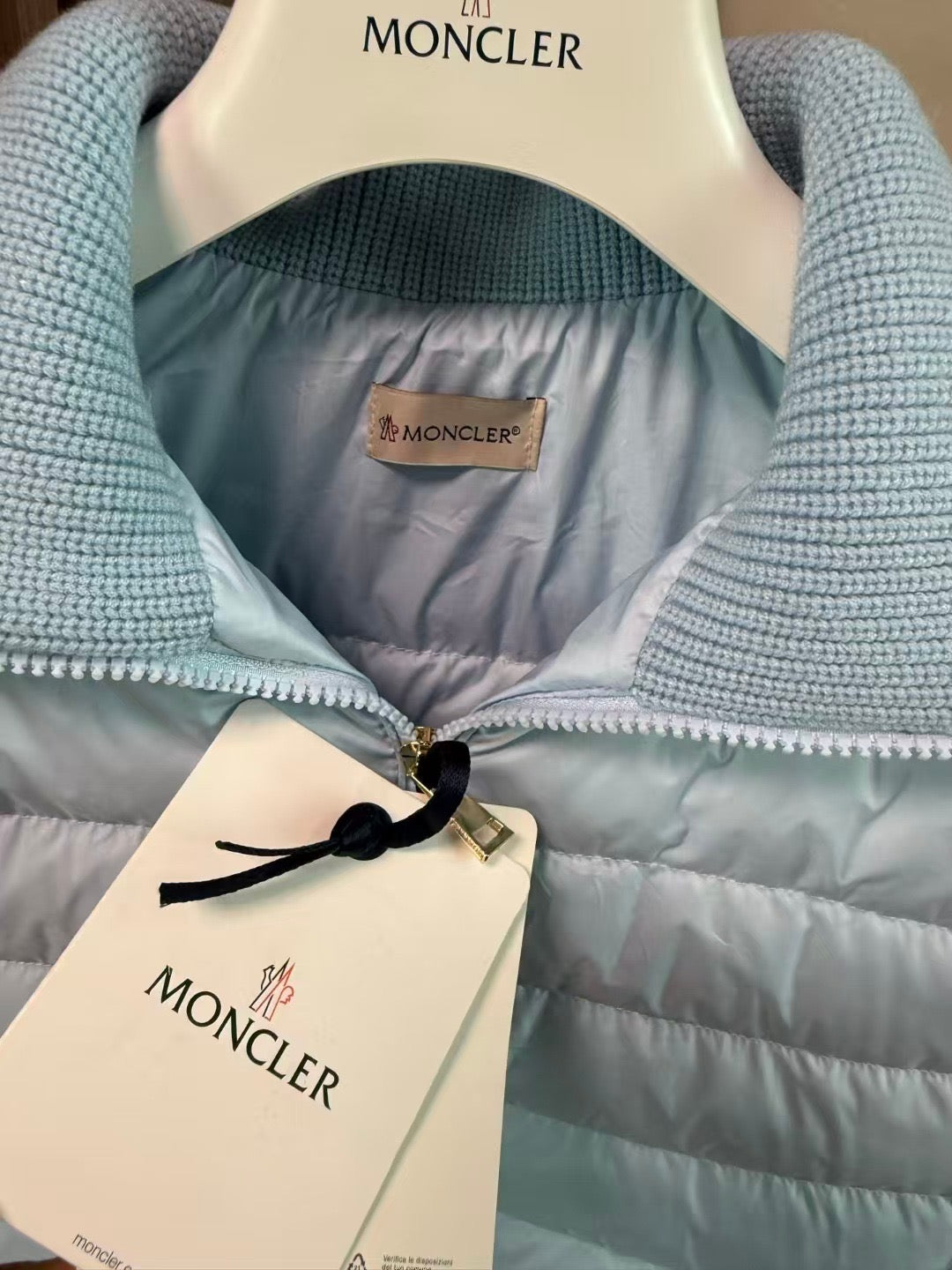 MONC STRICKJACKE BABYBLUE