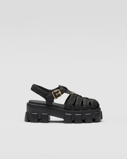 Gehäkelte Monolith Sandalen