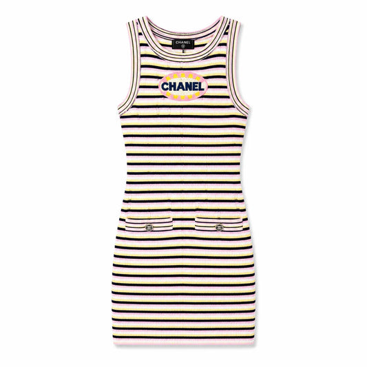 C STRIPES DRESS
