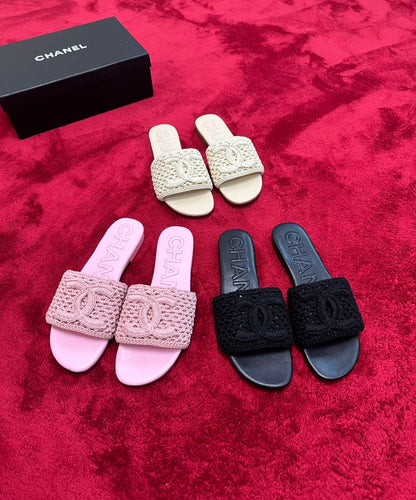 CC RAFFIA SLIDE