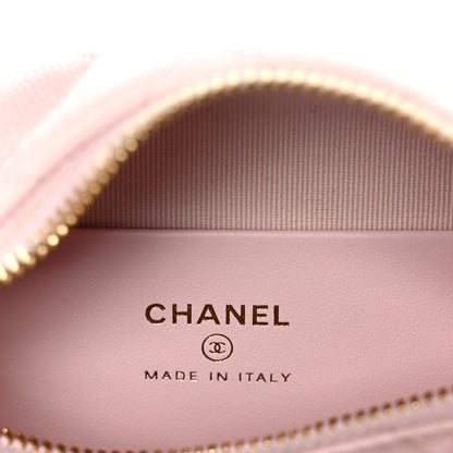 SHINY CAVIAR HOBO CLUTCH