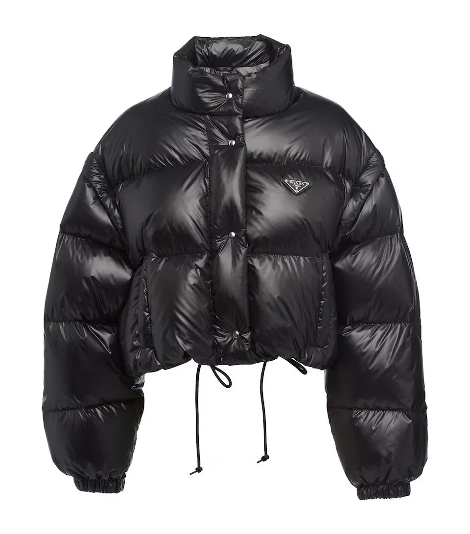 TRIANGLE SHINY JACKET BLACK
