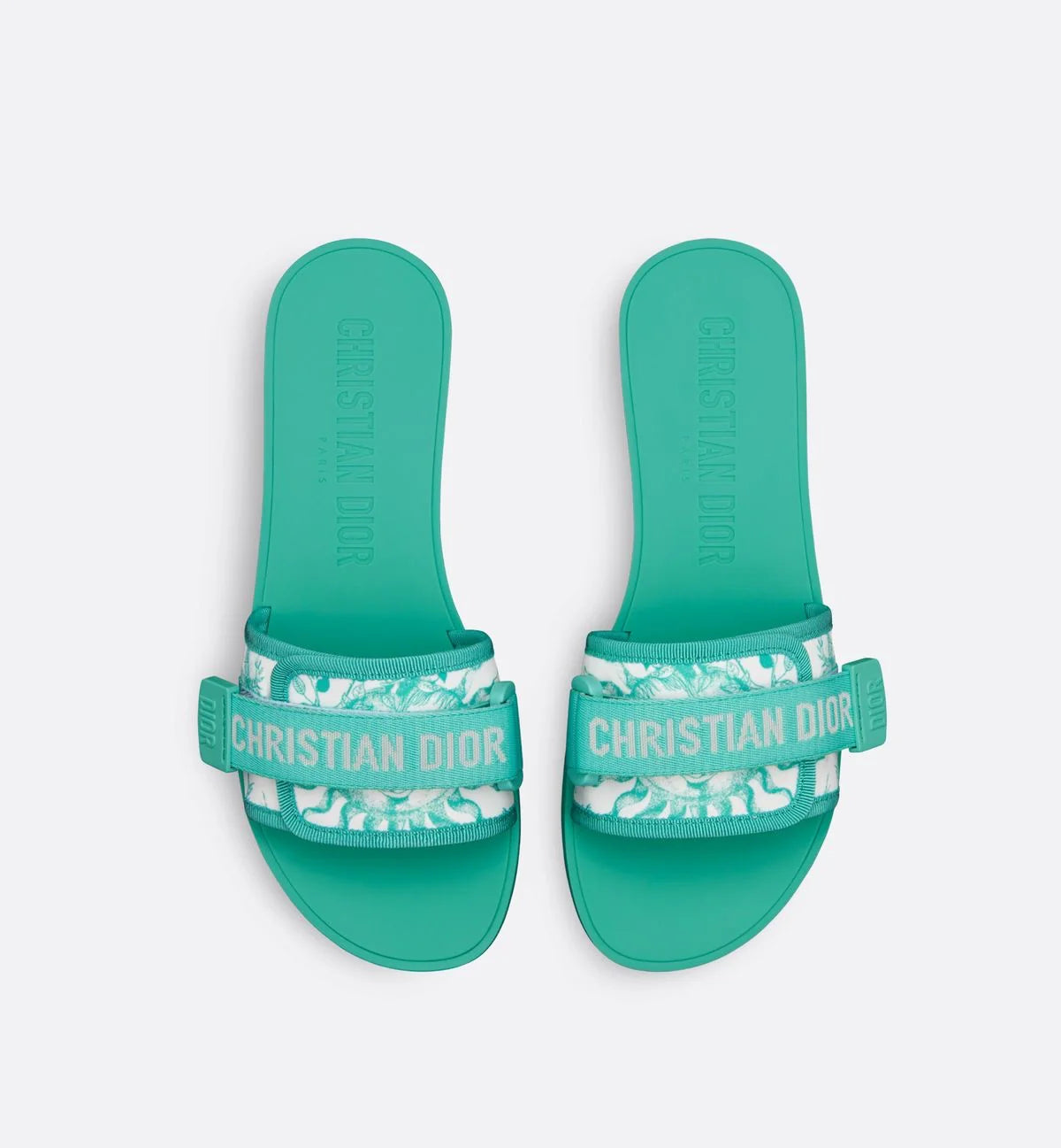 GIGI GREEN STRAP SANDALES
