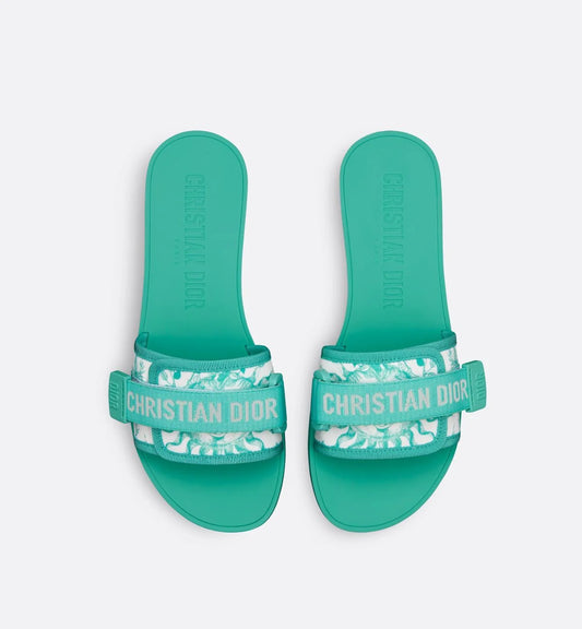 GIGI GREEN STRAP SANDALES